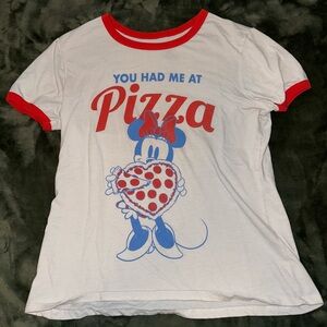 Minnie pizza tshirt Disney